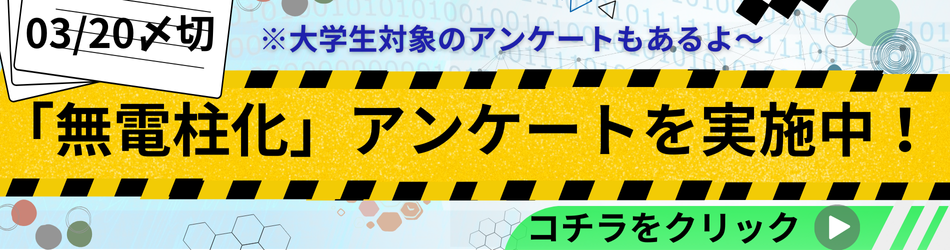 一般向け「無電柱化」アンケート